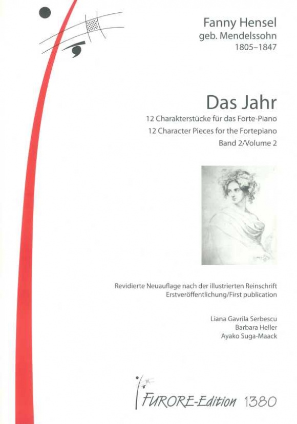 Vorderes Coverbild Das Jahr – 12 Charakterstücke für Fortepiano
