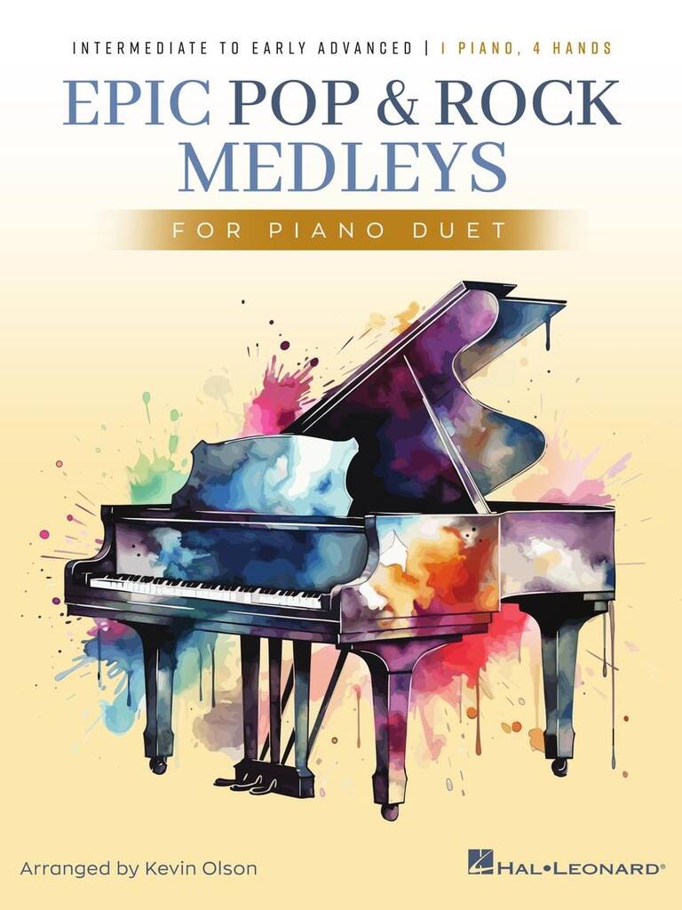 Vorderes Coverbild Epic Pop and Rock Medleys for Piano Duet