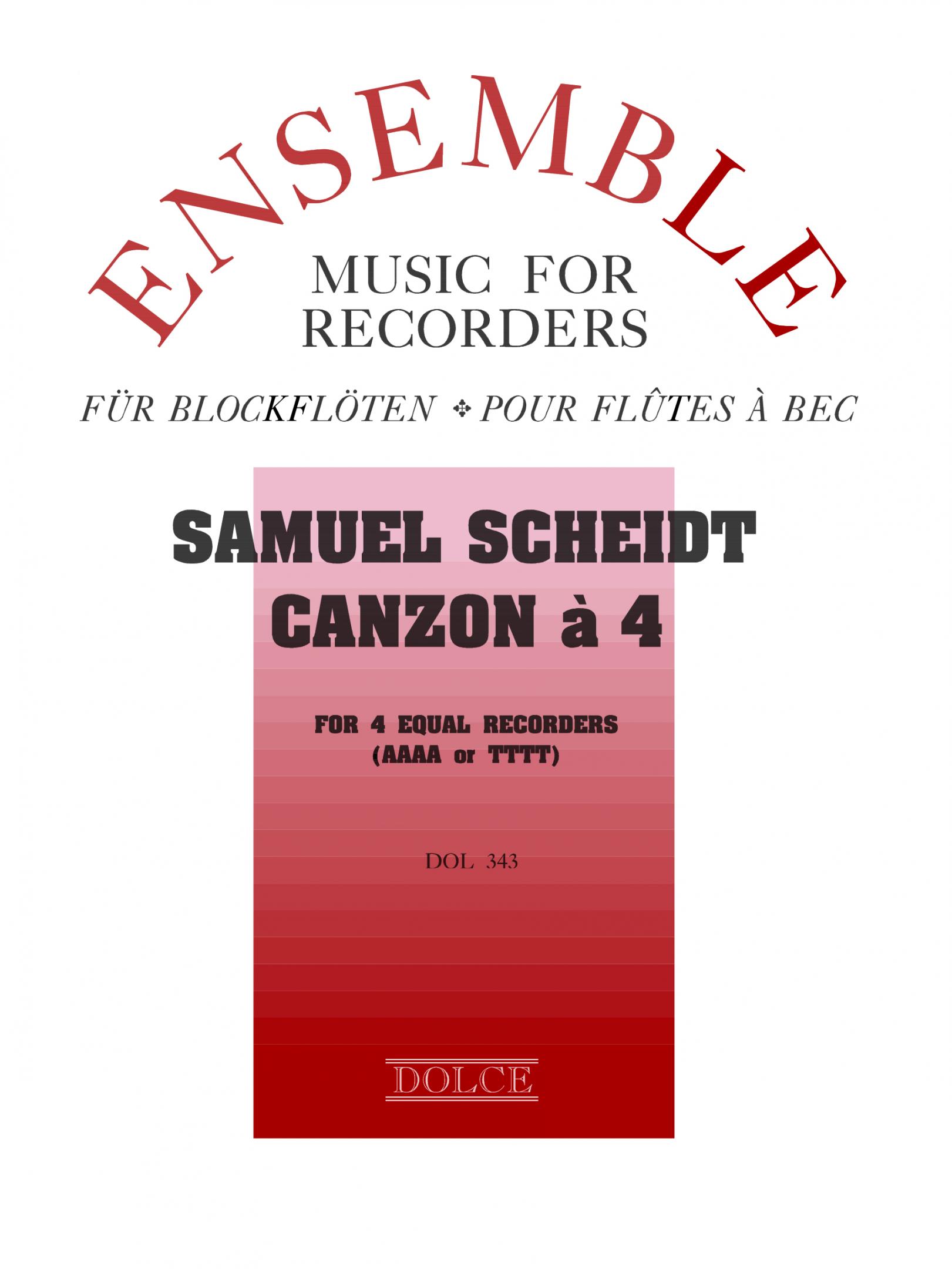 Vorderes Coverbild Canzon à 4