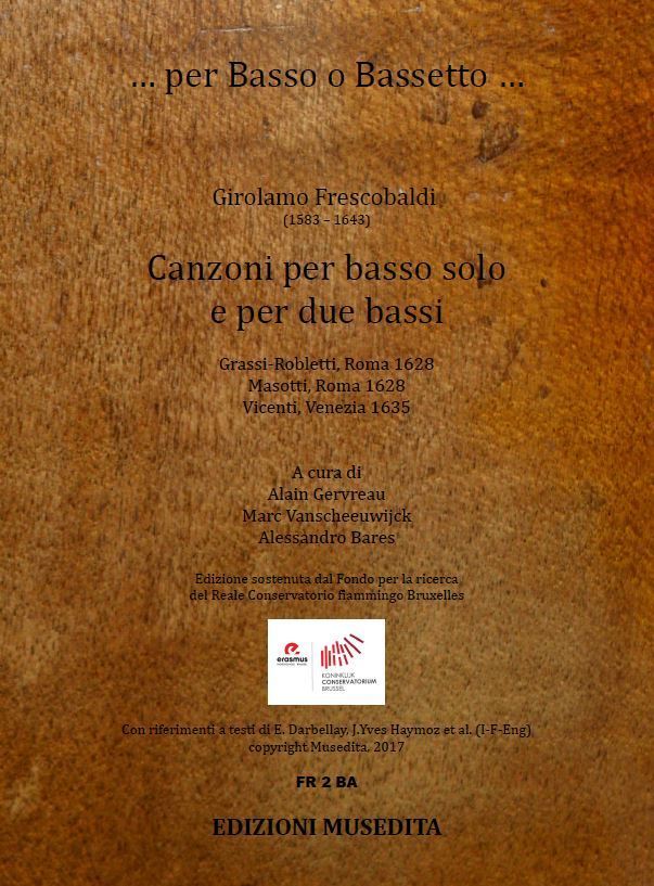 Vorderes Coverbild Canzoni per basso solo e per due bassi