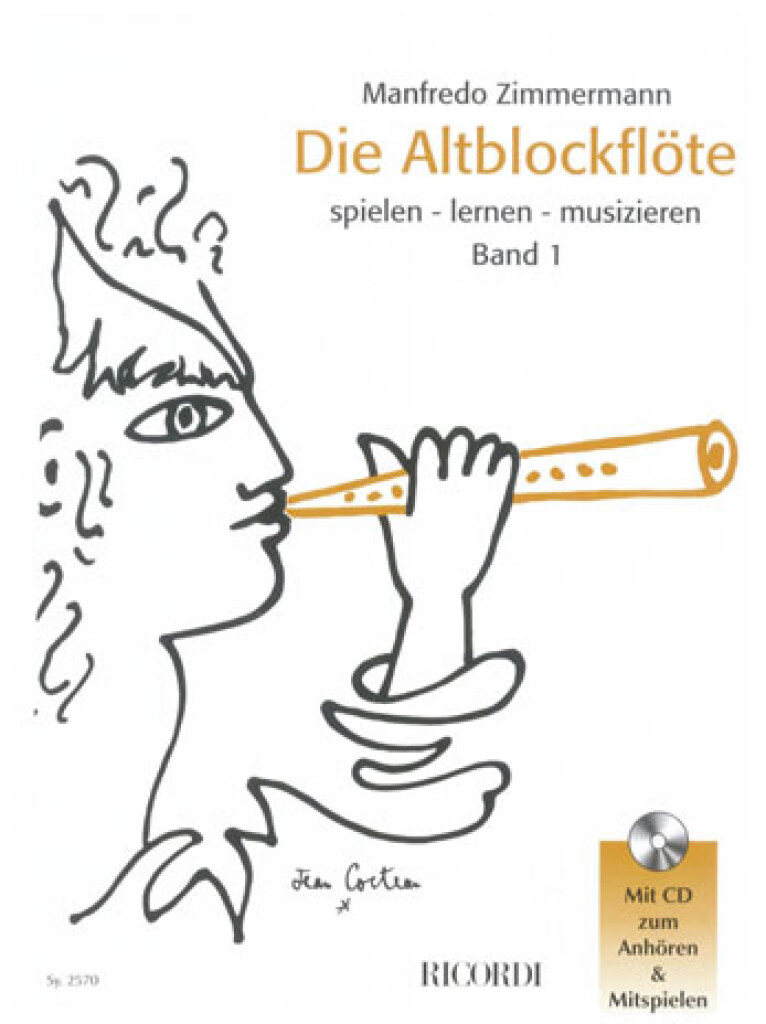 Vorderes Coverbild Die Altblockflöte Band 1 mit CD