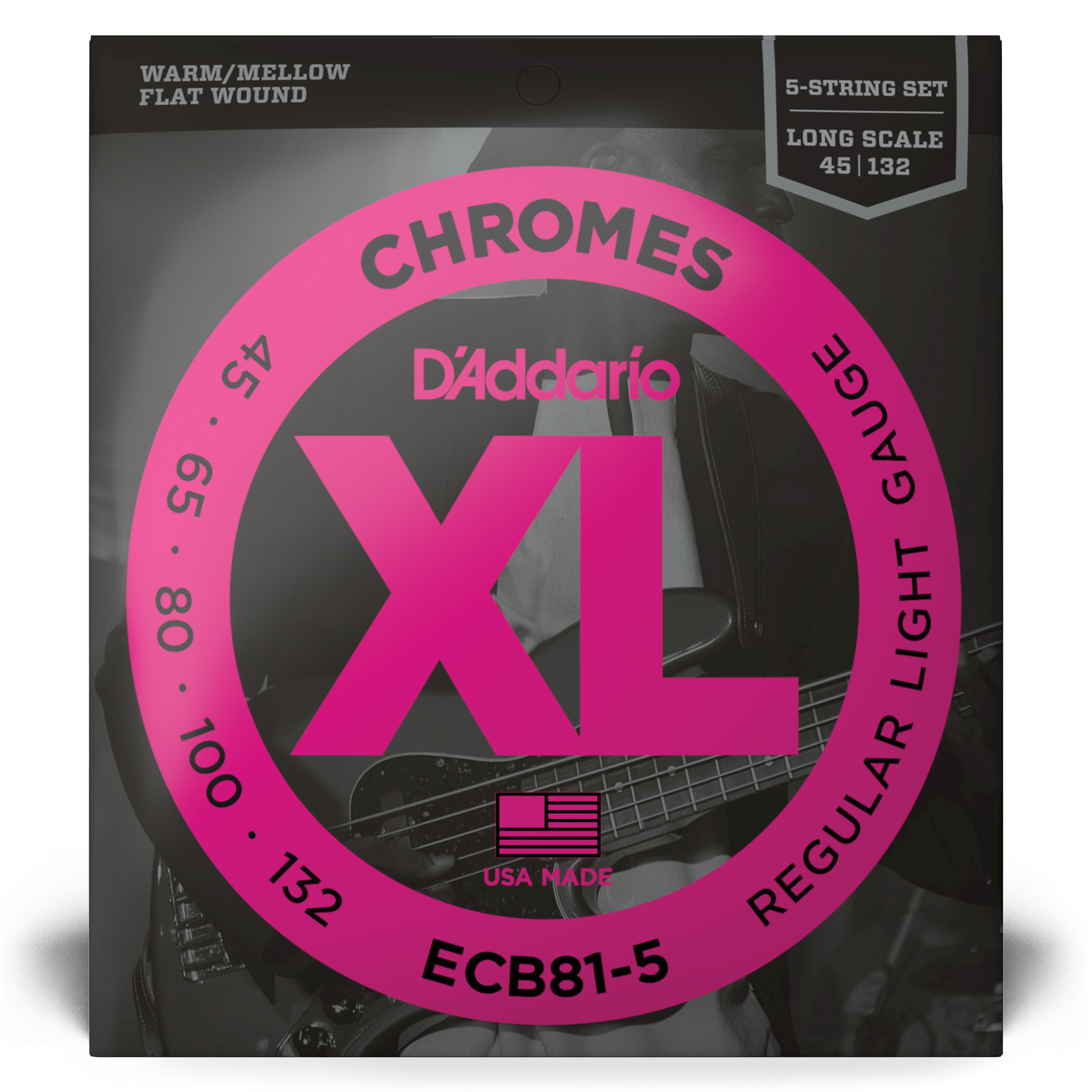 Anderes Coverbild D'Addario ECB81-5 Saiten für 5-saitige Bassgitarre, Light, 45-132, Long Scale