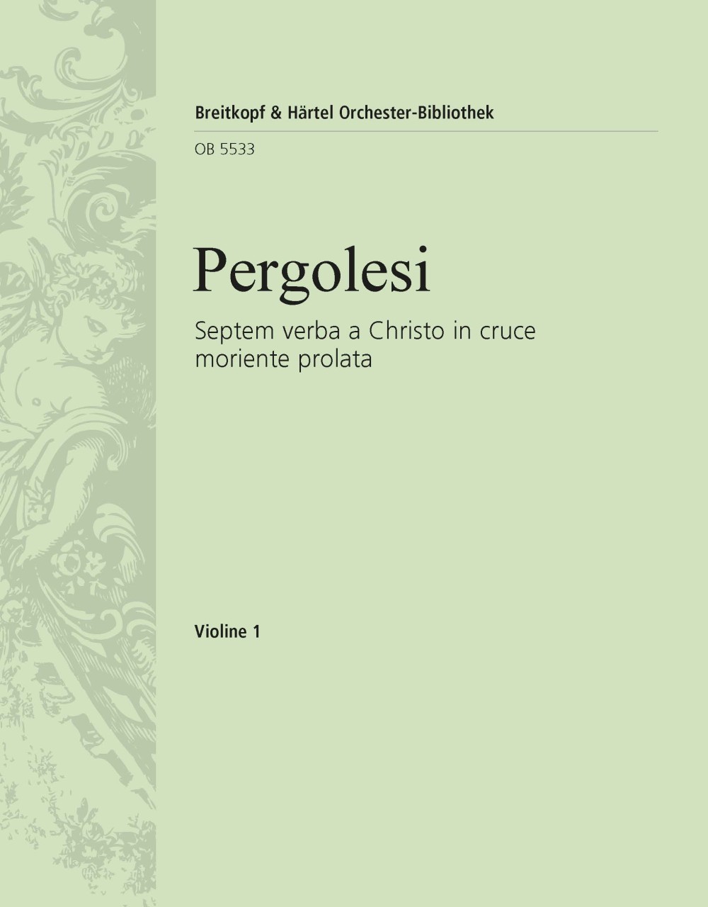 Vorderes Coverbild Septem verba a Christo in cruce moriente prolata