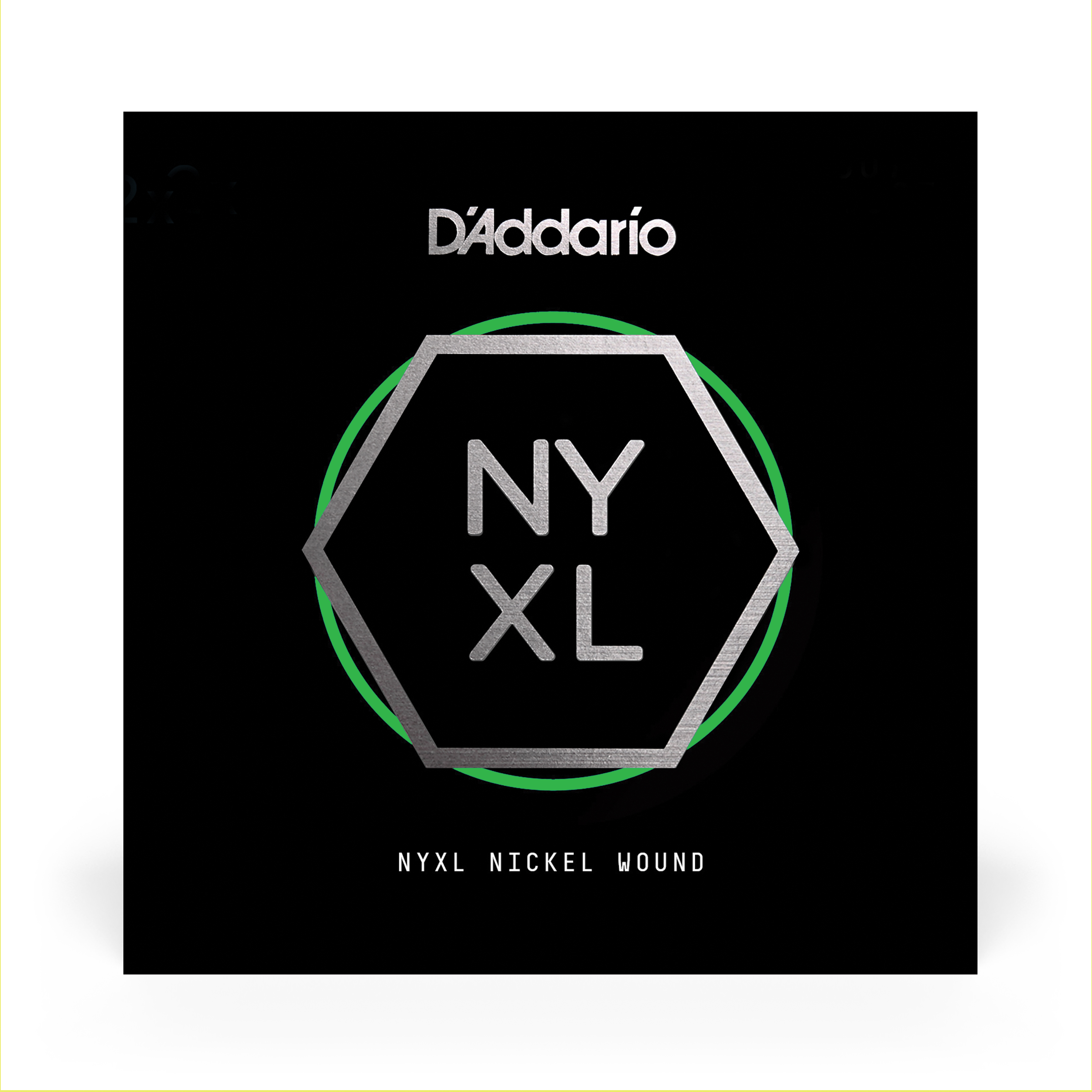Vorderes Coverbild D'Addario NYXLB135 Einzelne mit vernickeltem Draht umsponnene Saite für Bassgitarre, volle Größe, .135