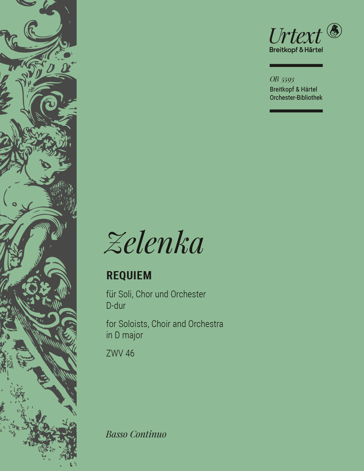 Vorderes Coverbild Requiem D-Dur ZWV 46