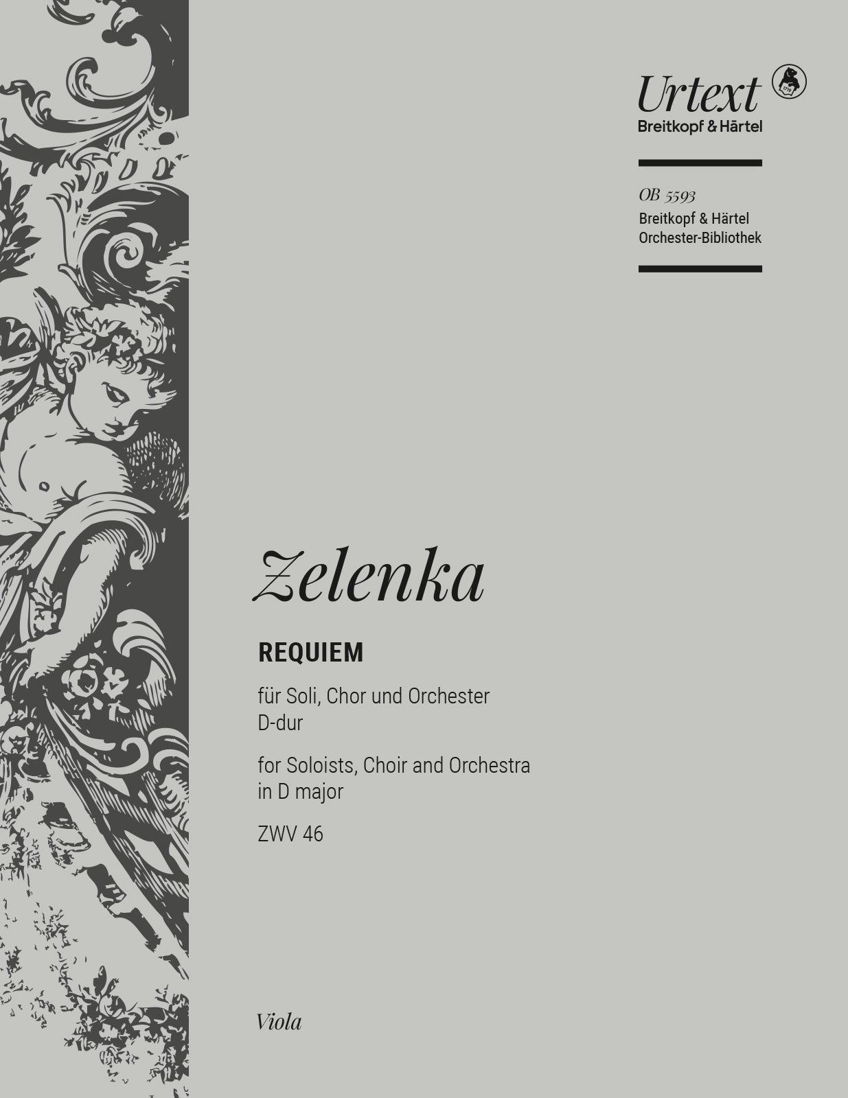 Vorderes Coverbild Requiem D-Dur ZWV 46