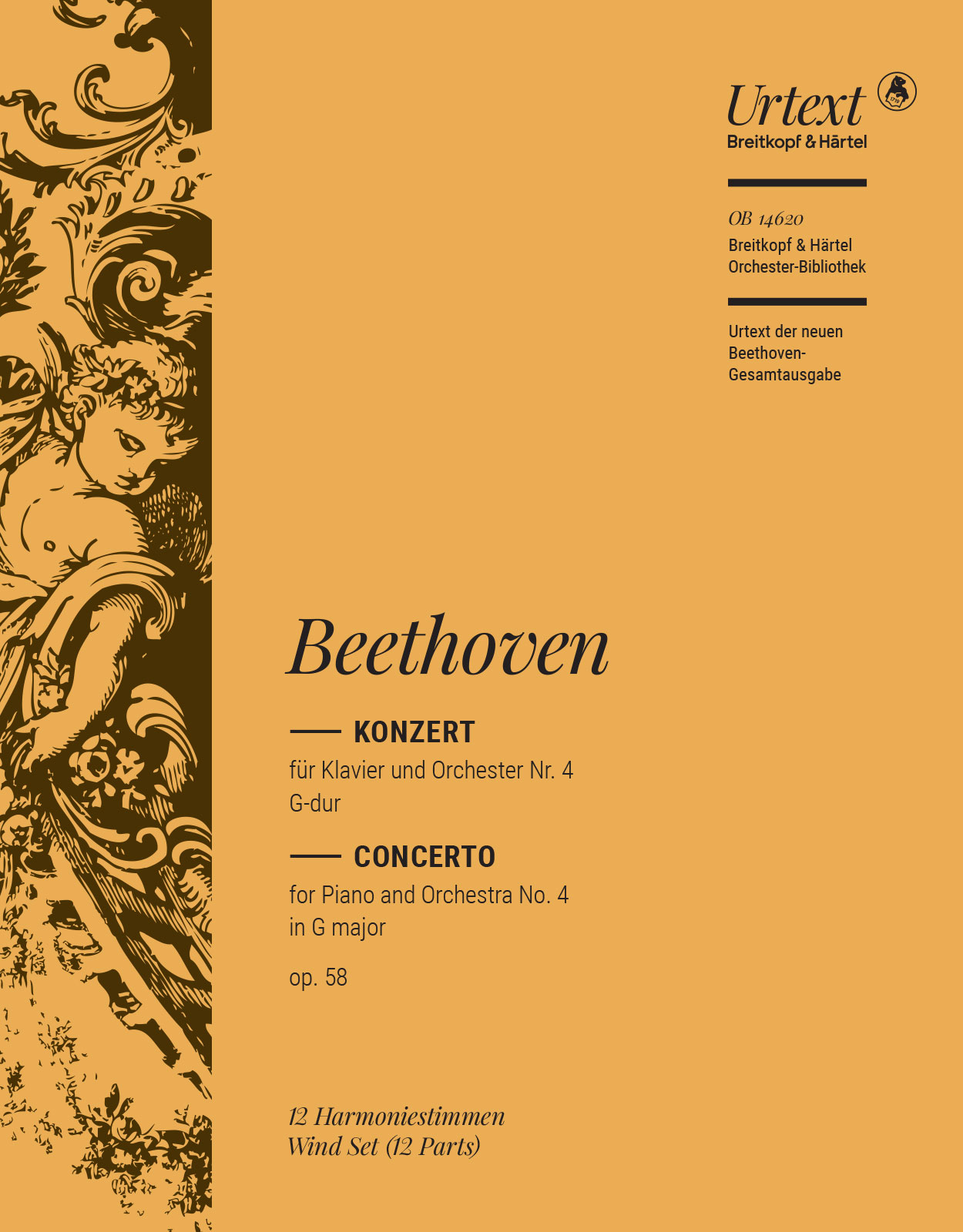 Vorderes Coverbild Konzert für Klavier und Orchester Nr. 4 G-Dur op. 58