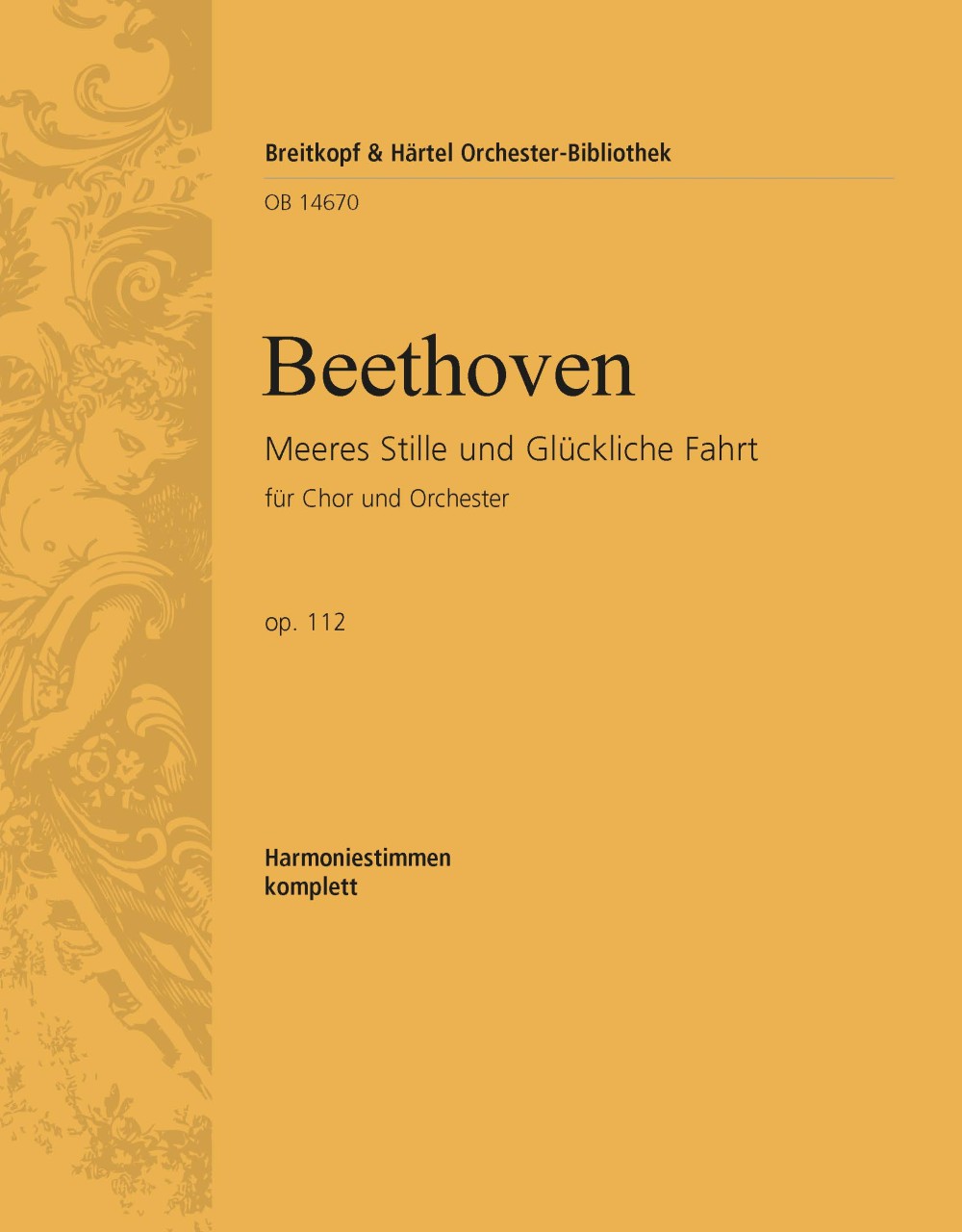 Vorderes Coverbild Meeres Stille und glückliche Fahrt op. 112