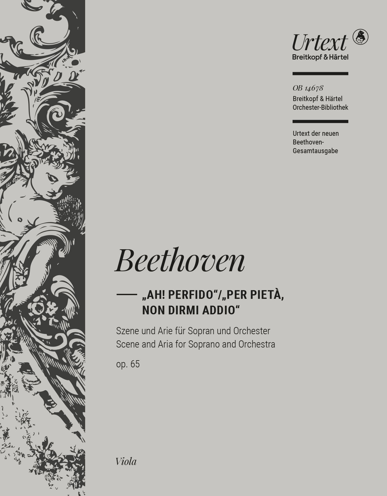 Vorderes Coverbild „Ah! Perfido“ / „Per pietà, non dirmi addio“ op. 65
