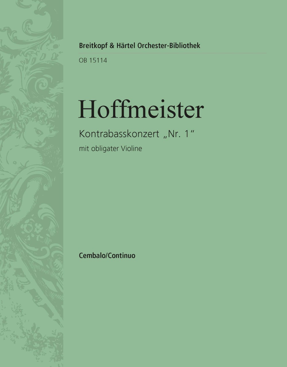Vorderes Coverbild Kontrabasskonzert „Nr. 1“