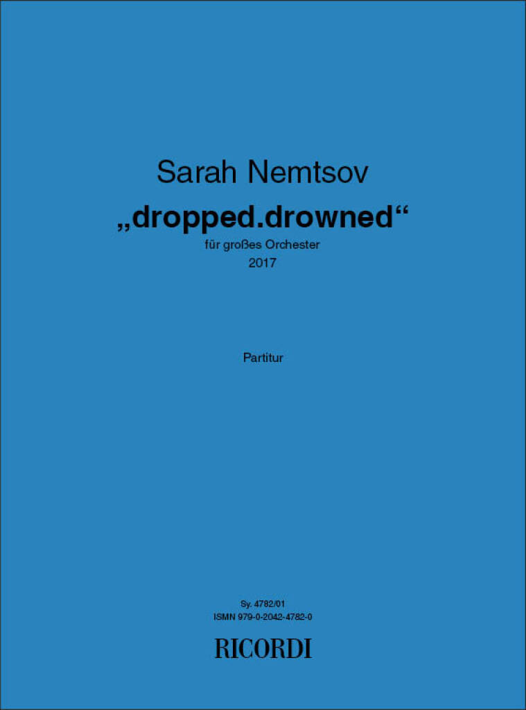 Vorderes Coverbild "dropped.drowned"