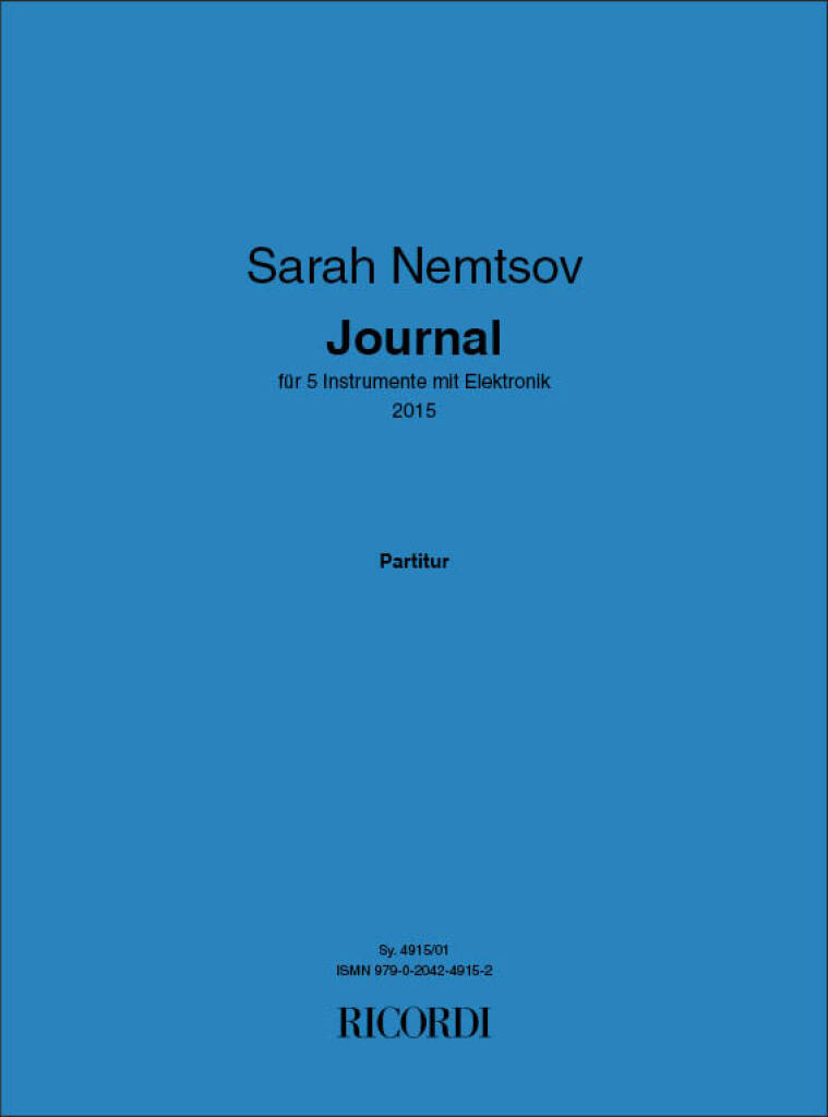 Vorderes Coverbild Journal