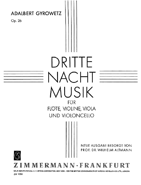 Vorderes Coverbild Dritte Nachtmusik op. 26