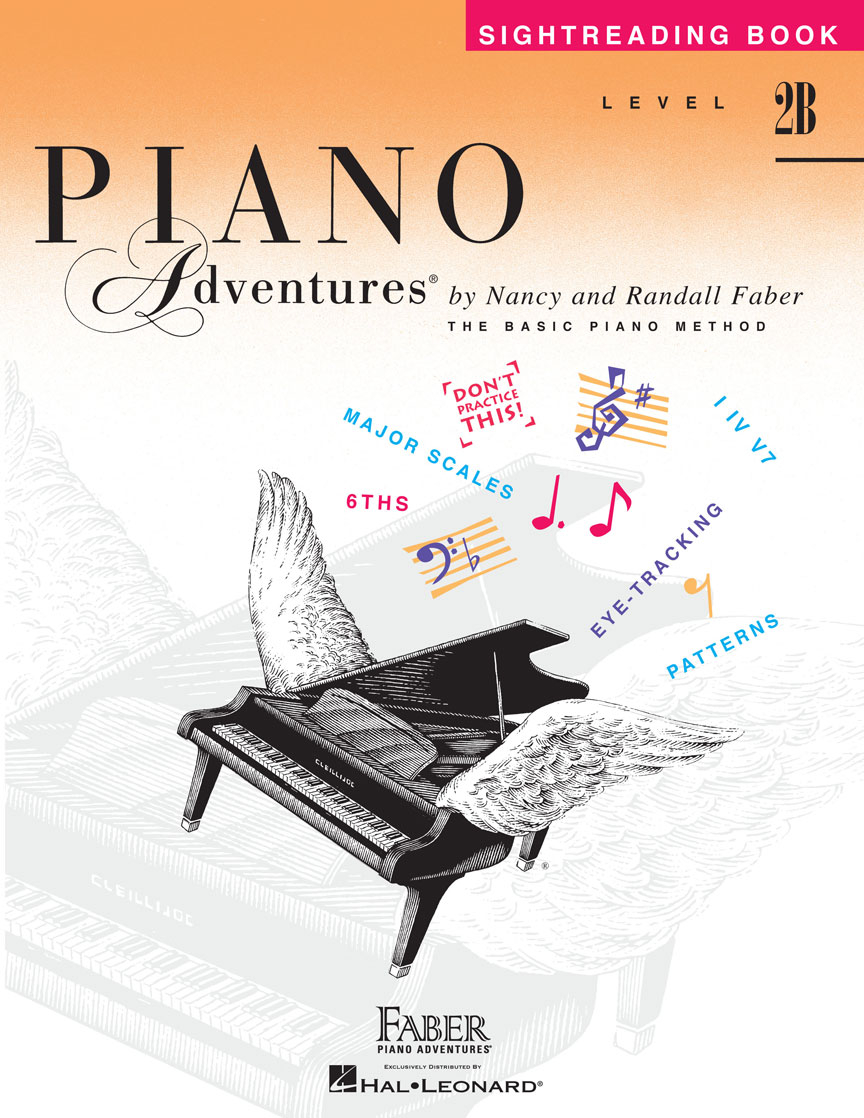 Vorderes Coverbild Piano Adventures Level 2B -  Sightreading Book