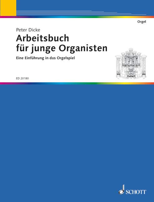 Vorderes Coverbild Arbeitsbuch für junge Organisten