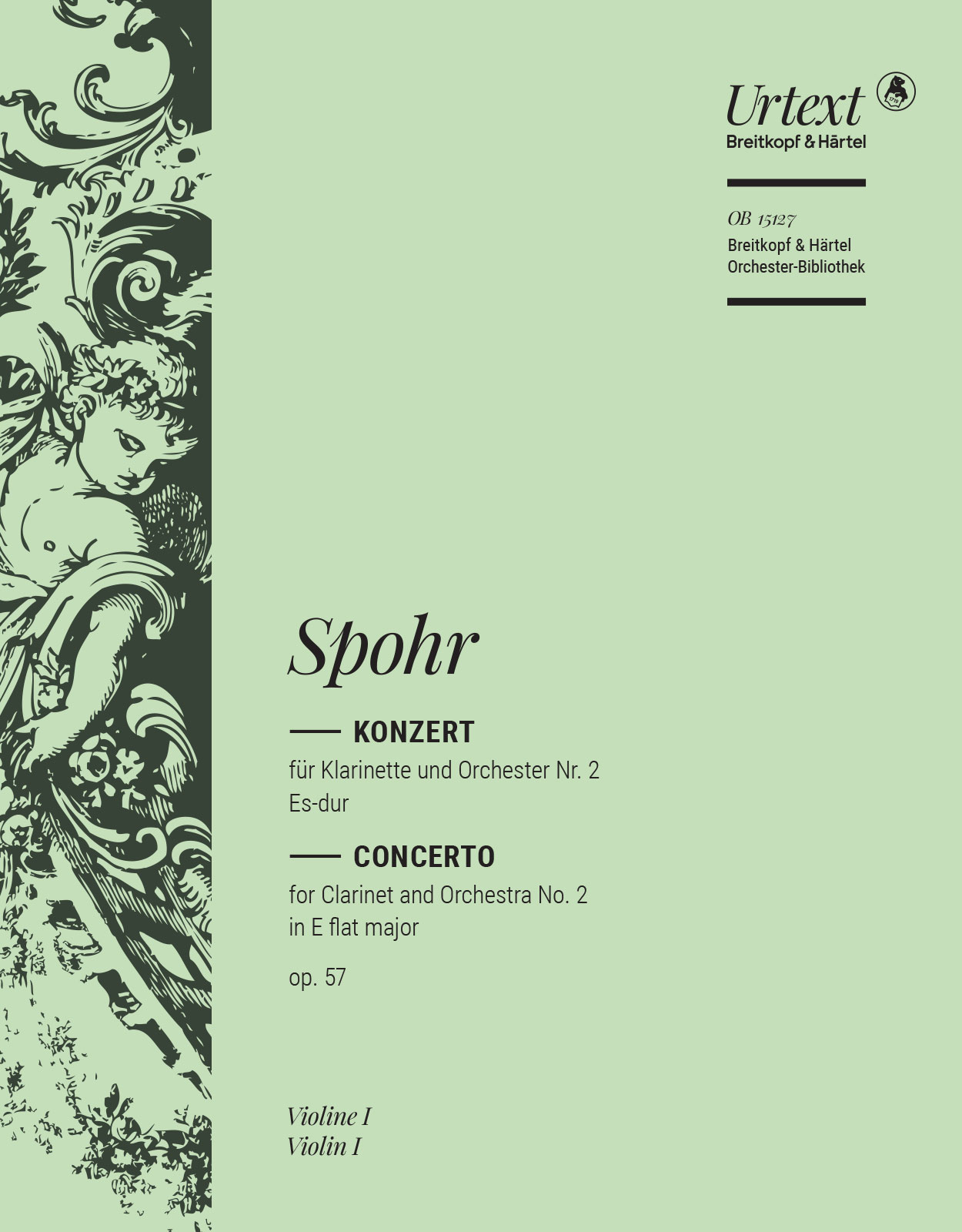 Vorderes Coverbild Klarinettenkonzert Nr. 2 Es-dur op. 57
