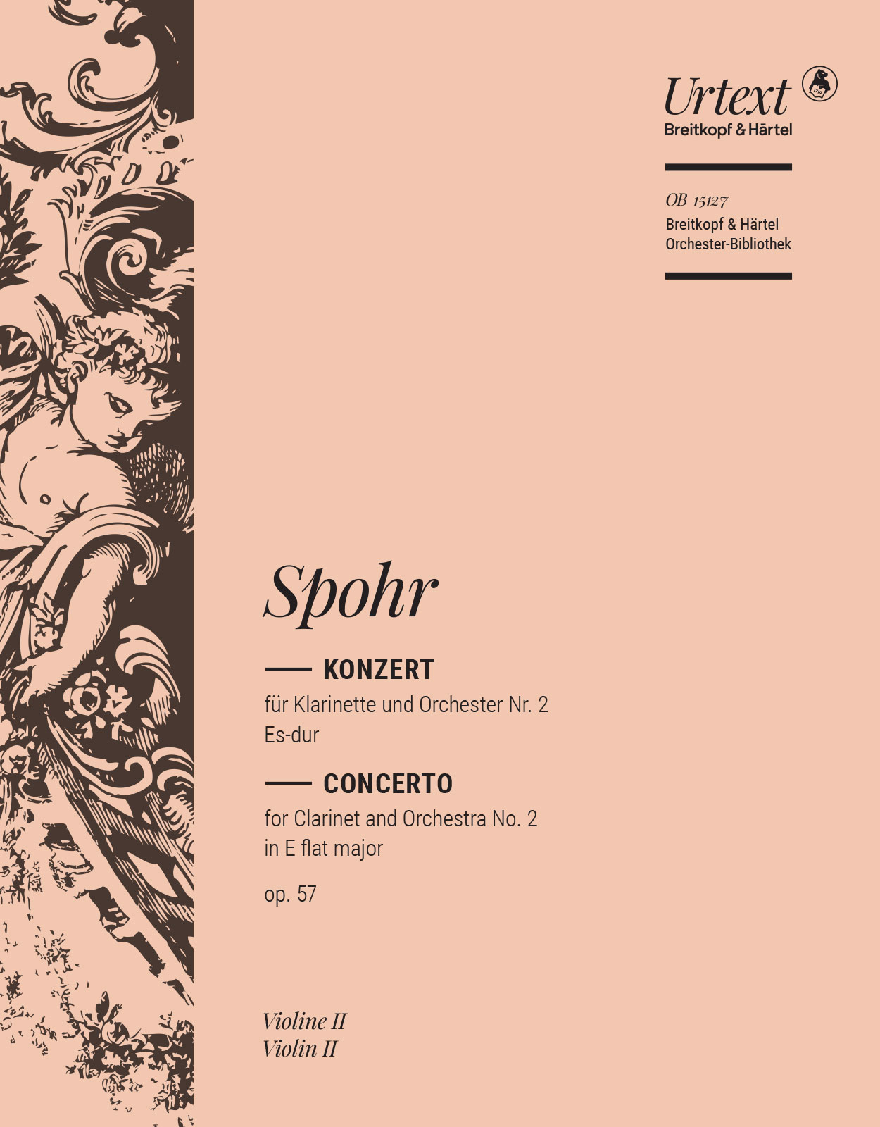 Vorderes Coverbild Klarinettenkonzert Nr. 2 Es-dur op. 57