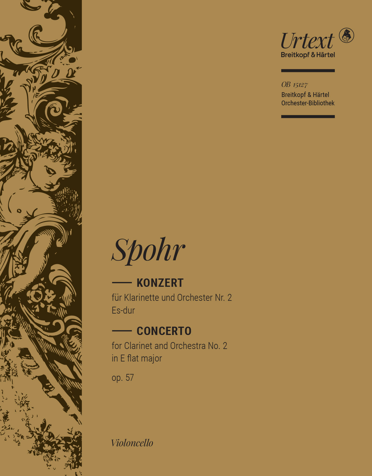 Vorderes Coverbild Klarinettenkonzert Nr. 2 Es-dur op. 57