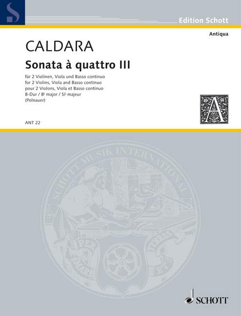 Vorderes Coverbild Sonate a quattro 