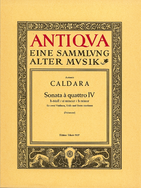 Vorderes Coverbild Sonate a quattro 
