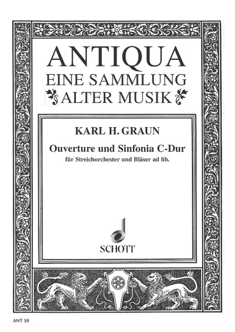 Vorderes Coverbild Ouverture und Sinfonia 