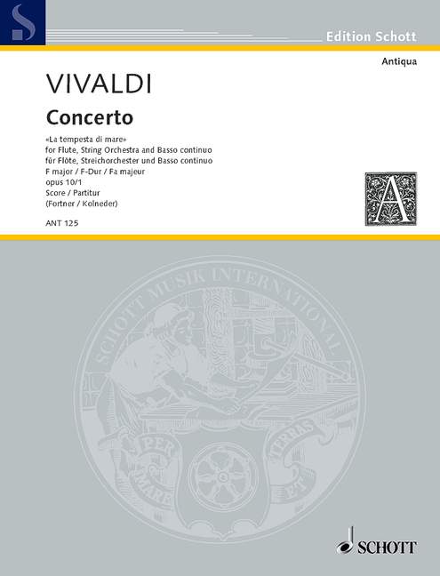 Vorderes Coverbild Concerto Nr. 1 F-Dur op. 10/1 RV 433/PV 261 