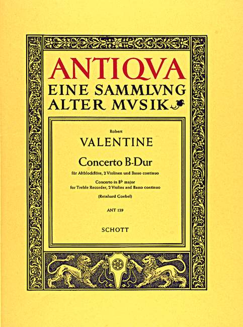 Vorderes Coverbild Concerto B-Dur 
