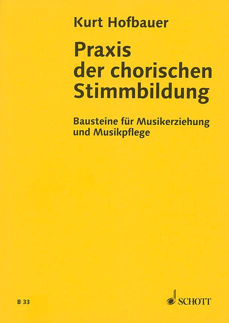 Vorderes Coverbild Praxis der chorischen Stimmbildung 