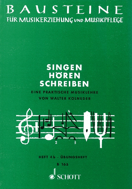 Vorderes Coverbild Singen - Hören - Schreiben Heft 4b