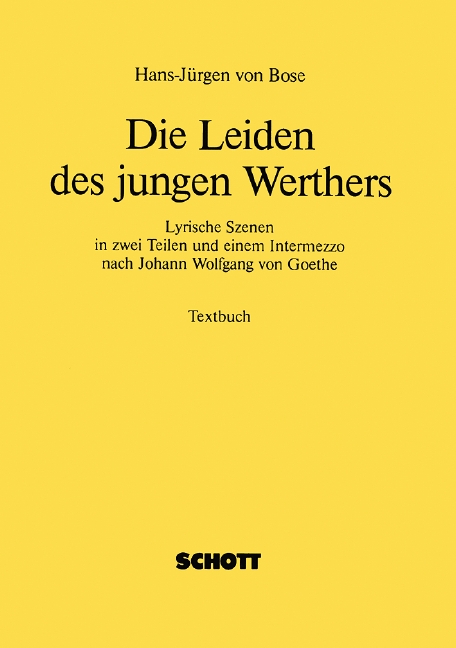 Vorderes Coverbild Die Leiden des jungen Werthers 