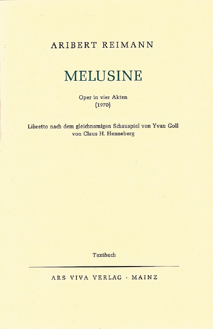Vorderes Coverbild Melusine 
