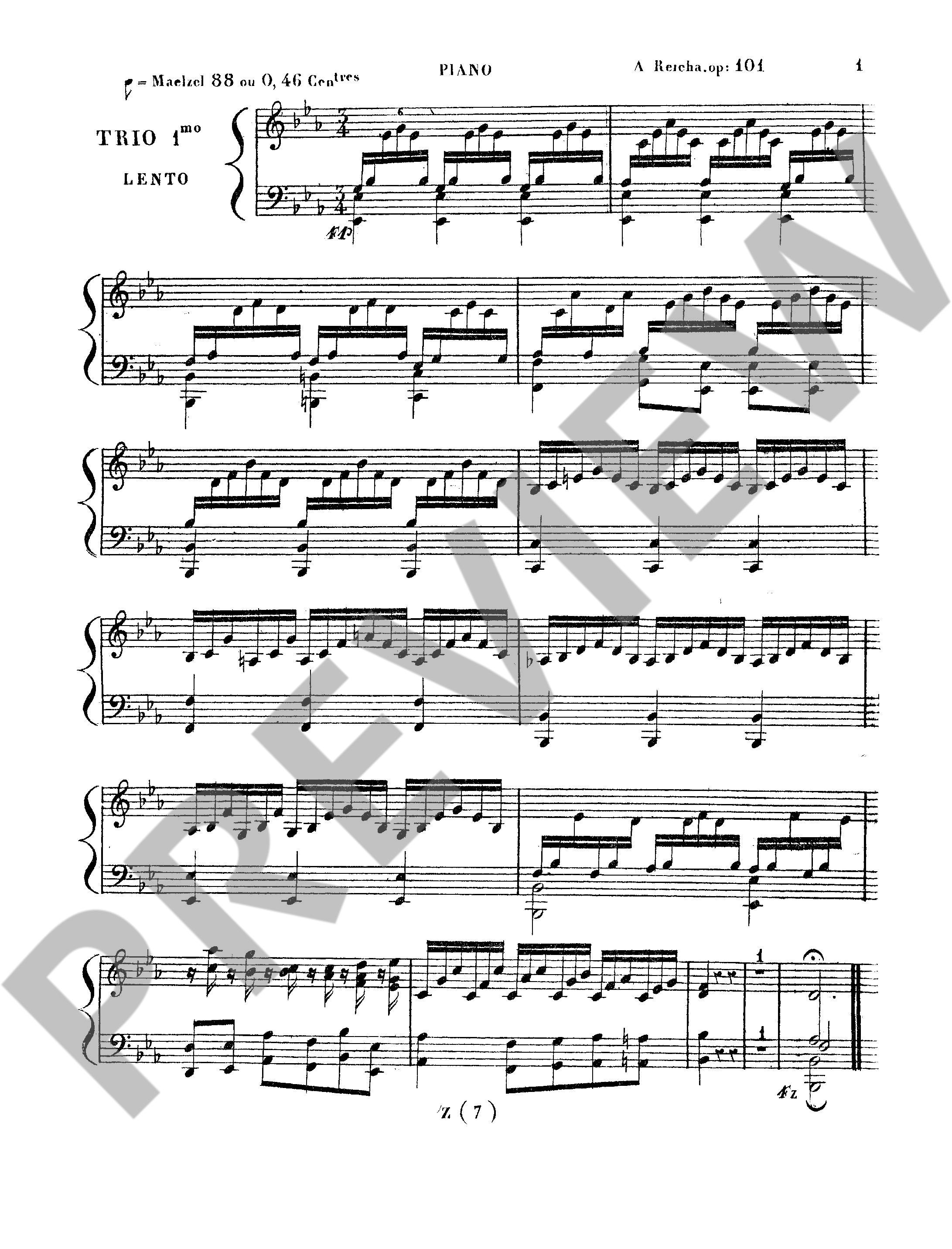 Anderes Coverbild Six Grands Trios Concertants op. 101/1 