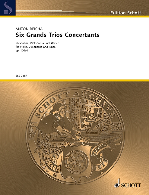 Vorderes Coverbild Six Grands Trios Concertants op. 101/4 