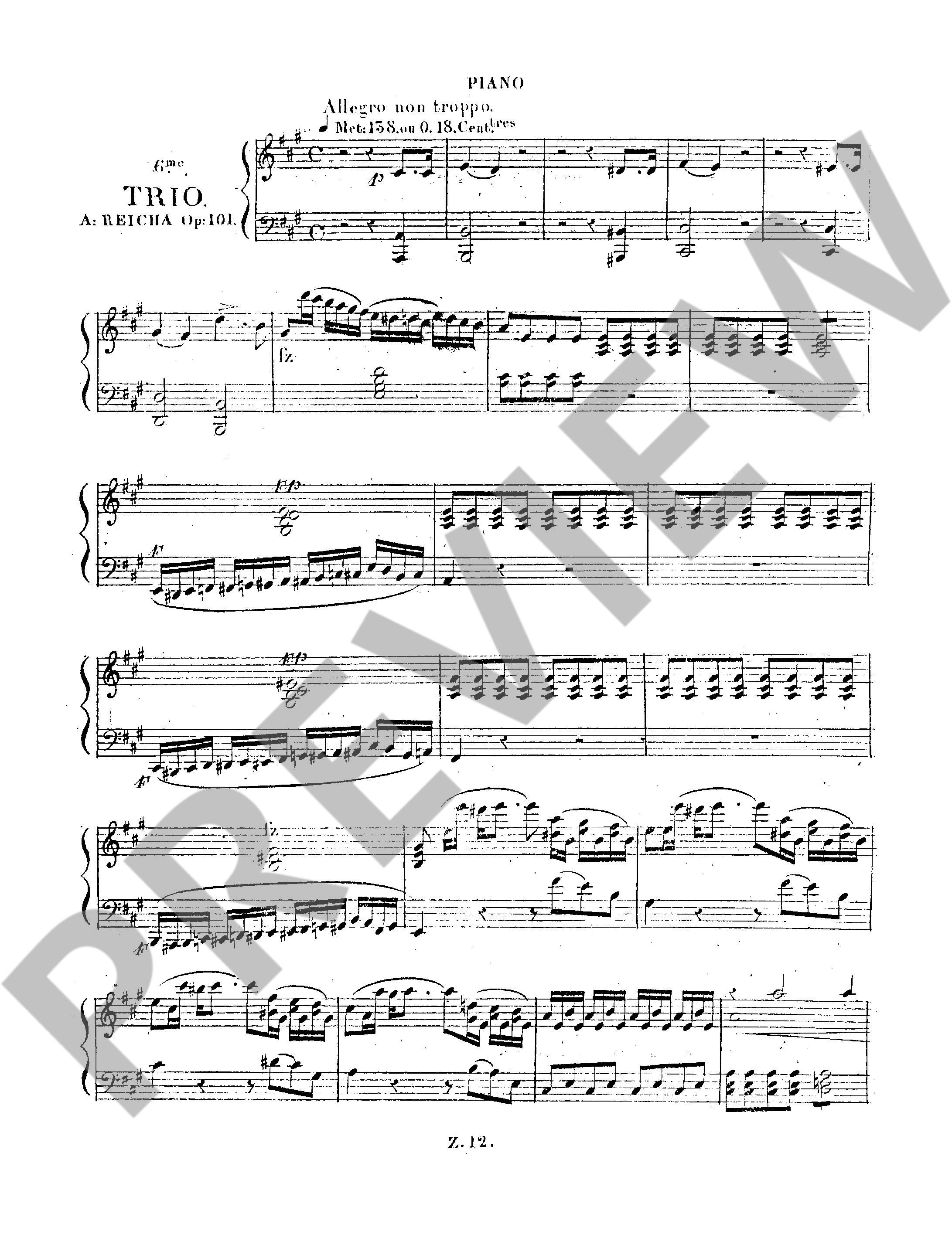 Anderes Coverbild Six Grands Trios Concertants op. 101/6 