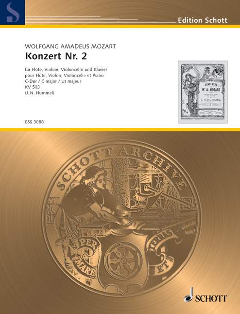 Vorderes Coverbild Konzert Nr. 2 C-Dur KV 503 