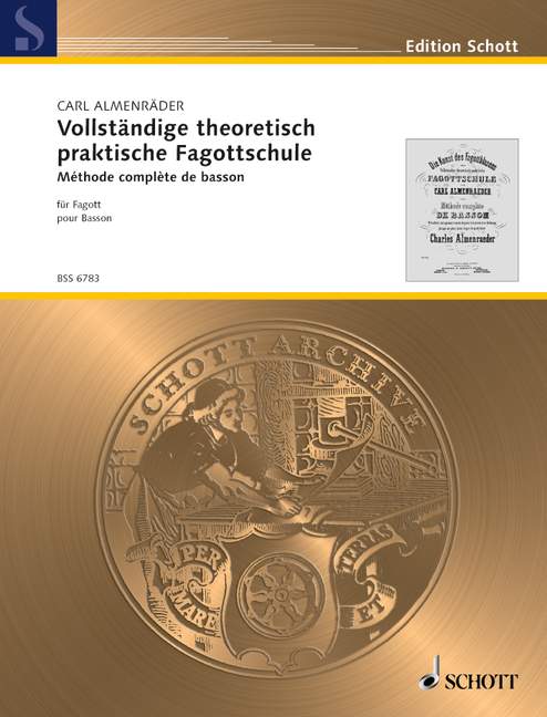 Vorderes Coverbild Vollständige theoretisch praktische Fagottschule 