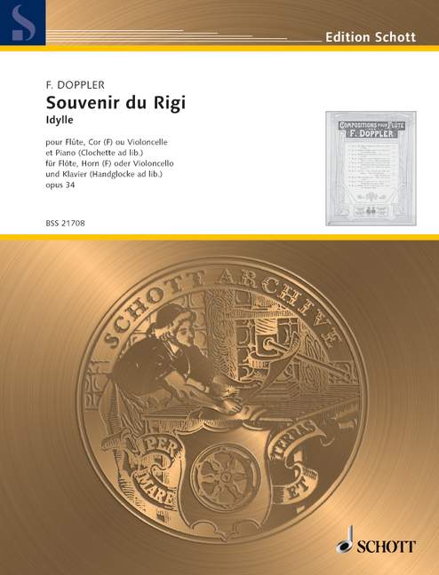 Vorderes Coverbild Souvenir du Rigi op. 34 