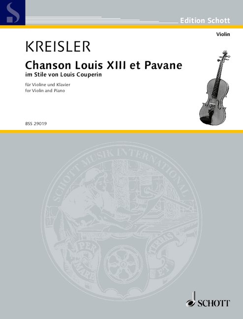 Anderes Coverbild Chanson Louis XIII. et Pavane Nr. 1