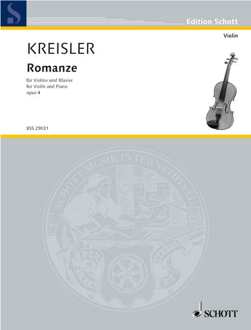 Vorderes Coverbild Romanze op. 4 Nr. 1