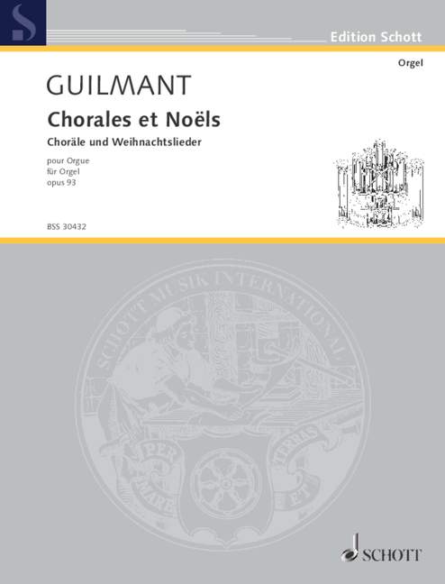 Vorderes Coverbild Choräle und Noels op. 93 