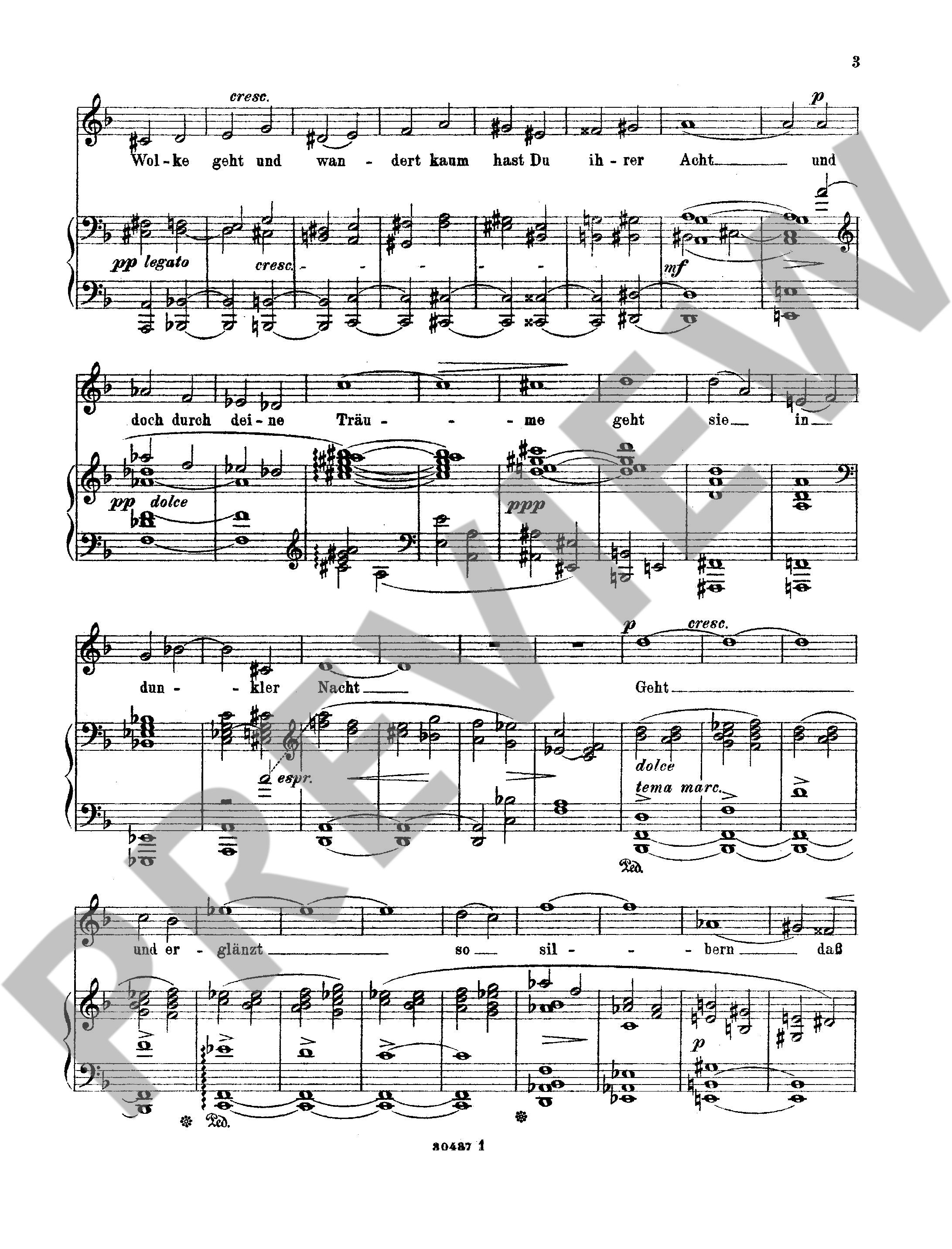 Anderes Coverbild 4 Lieder op. 1 