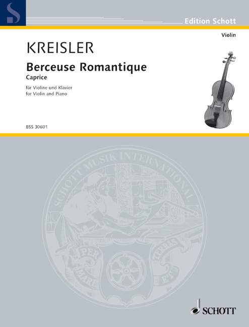 Vorderes Coverbild Berceuse Romantique op. 9 Nr. 5