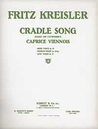 Vorderes Coverbild Cradle Song 1915 