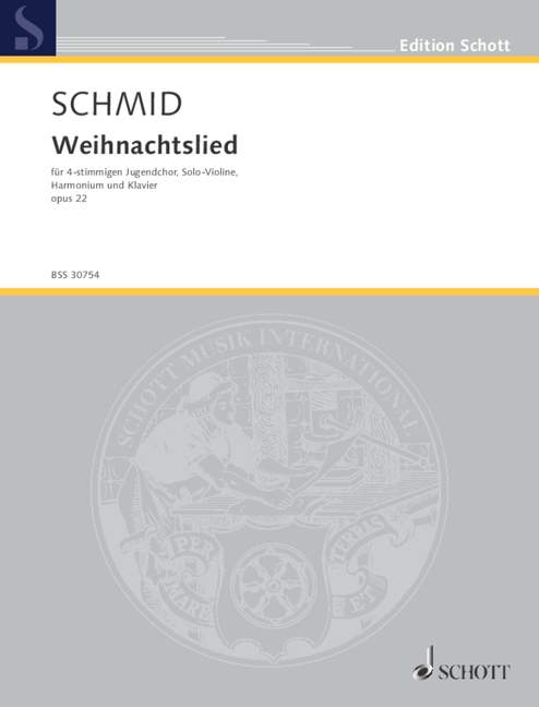 Vorderes Coverbild Weihnachtslieder op. 22 