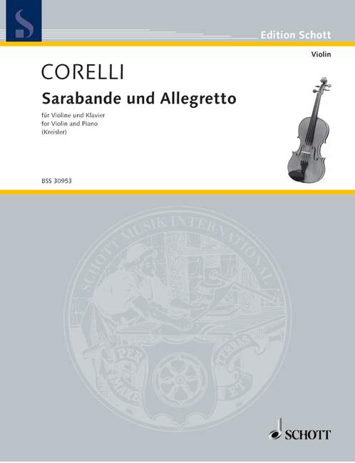 Vorderes Coverbild Sarabande und Allegretto Nr. 5