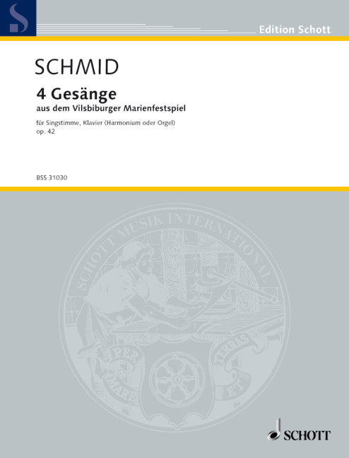 Anderes Coverbild 4 Gesänge op. 42 