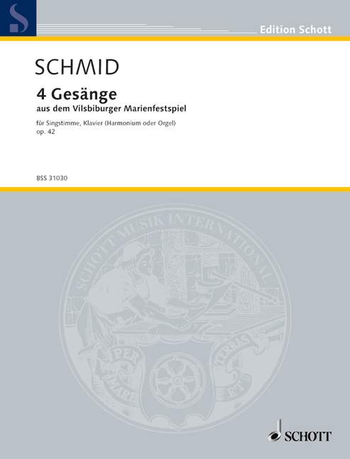 Vorderes Coverbild 4 Gesänge op. 42 