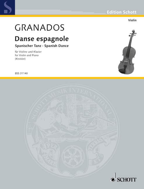 Vorderes Coverbild Danse espagnole Nr. 8
