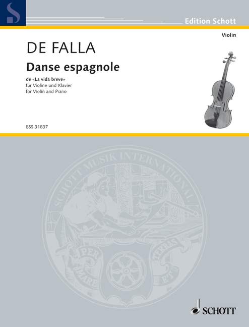 Vorderes Coverbild Danse espagnole 