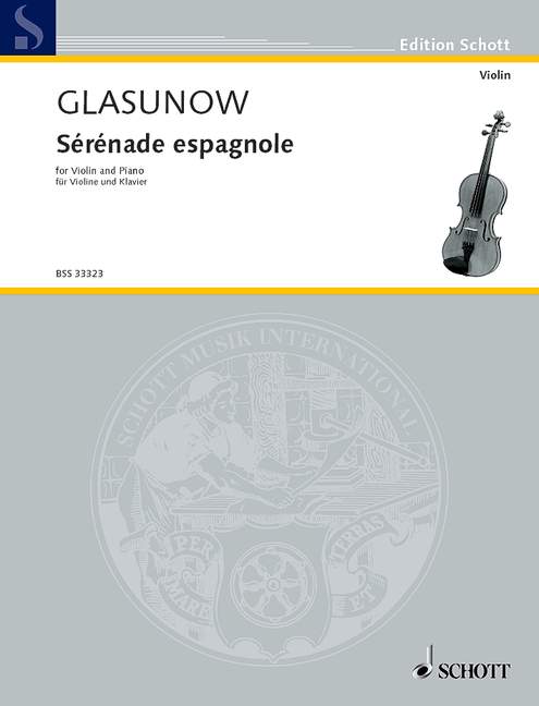 Vorderes Coverbild Sérénade espagnole Nr. 26
